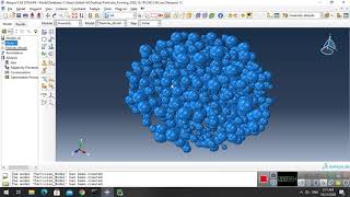 Create a model consist of  powder particles in ABAQUS (Part 3)