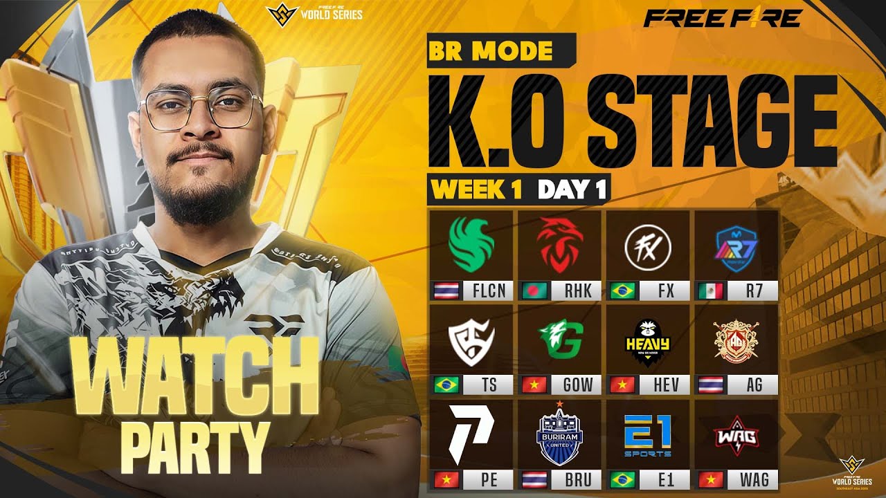 Knockout Stage - Day 1: Group A vs C | Watch Party | MiTLAAA | FFWS Global Finals 2025 