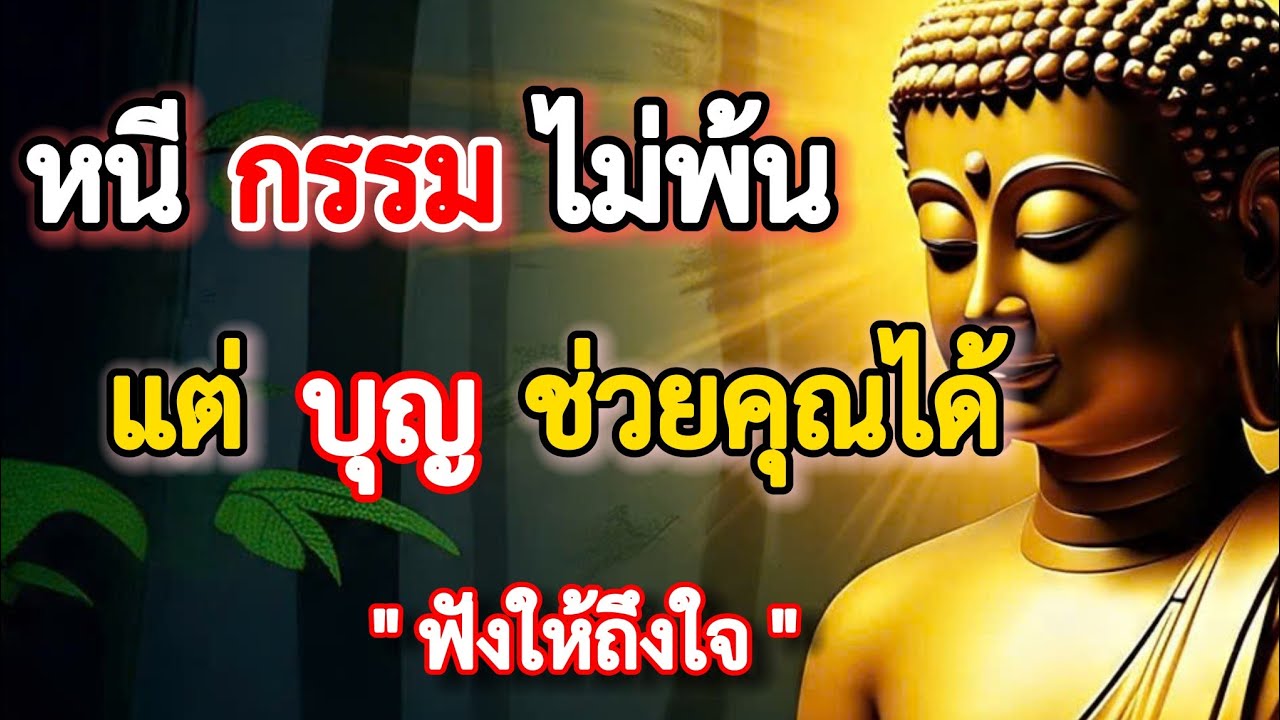 ไม่มีใครหนีกรรมได้…แต่ทุกคนสร้างบุญใหม่ได้เสมอ#ธรรมะ #ปล่อยวาง #กรรมและบุญ #ข้อคิดชีวิต #กำลังใจ 