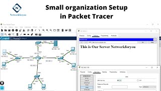 Small Organization Setup in Packet tracer | CCNA | Networkforyou