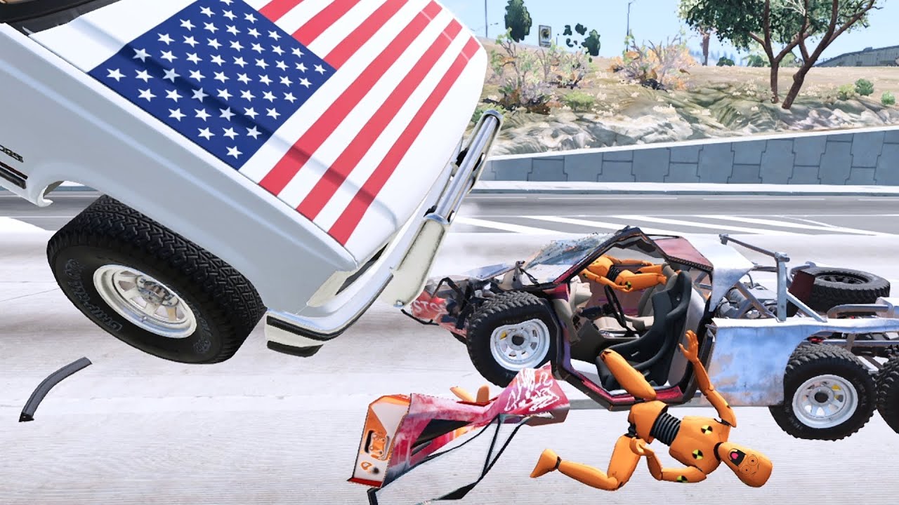 Dummy's Bad Day 😱 - Train Accidents # BeamNG.drive