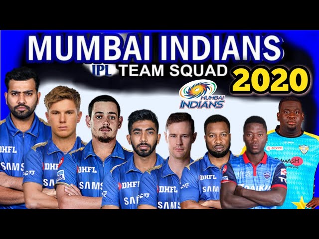 mumbai indians players jersey number