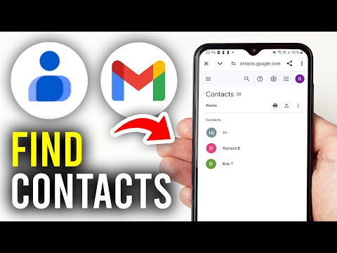 How To Find Contacts In Gmail - Full Guide