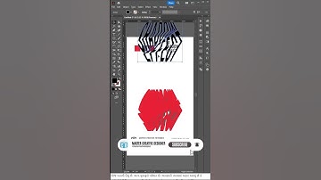 MCD - 3D Shadow Effect in Hexagon Illustrator Tutorial Short Video