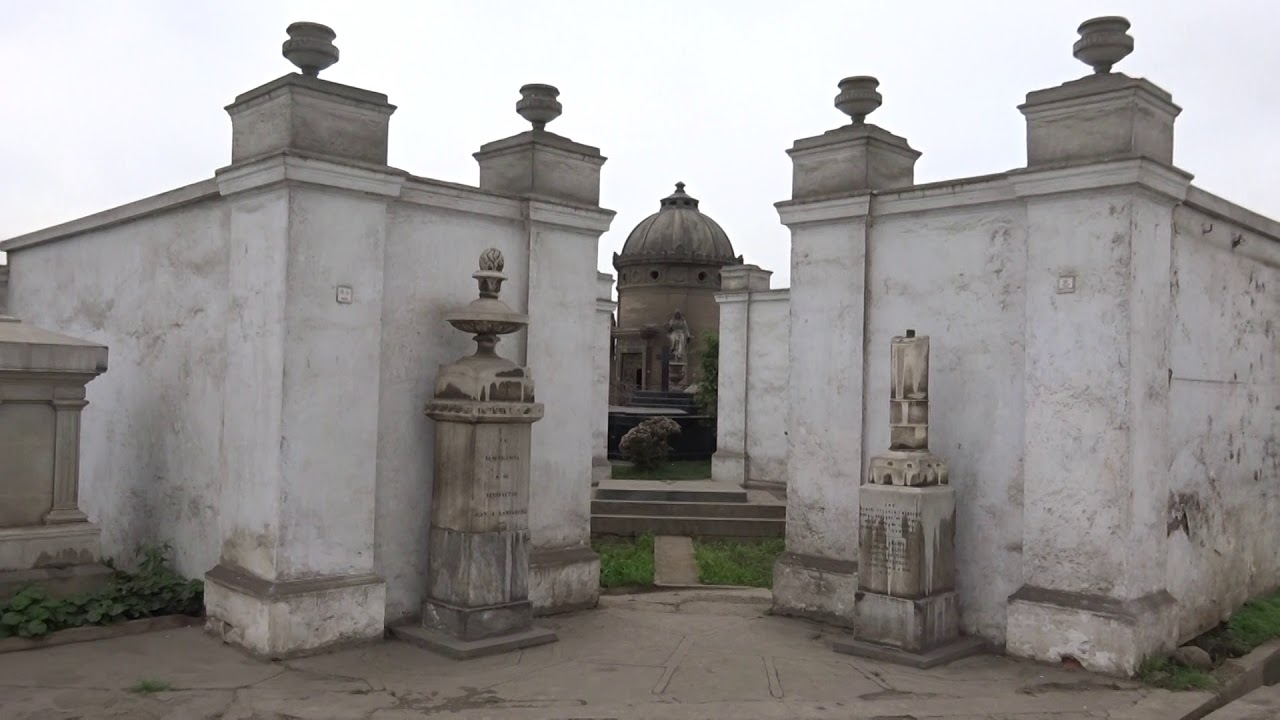 Presbitero Maestro Matias's tomb in Presbyterian cemetery of Barrios Altos, Lima, Peru