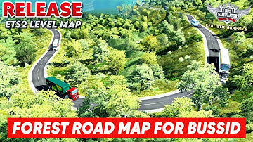 FOREST ROAD MAP MOD For Bus Simulator Indonesia || Bussid V3.7.1 || Offroad Gamers ||