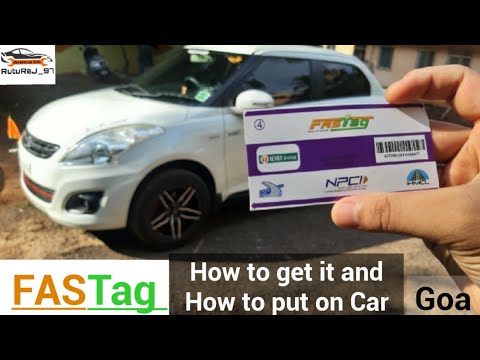 #Fastag #HowToPutFastagOnCar Fastag kaise banaye| How to Install Fastag on Car| How to put Fastag