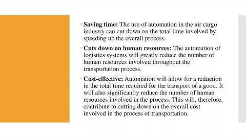 Lars Winkelbauer - Artificial Intelligence In The Air Cargo Industry