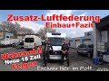 Warum im Wohnmobil eine Zusatzluftfederung an der Hinterachse🤔Einbau und Fazit✌ Neues 18 Zoll Rad💖