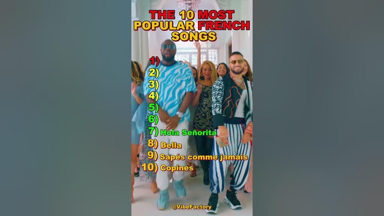 🎶THE 10 MOST POPULAR FRENCH SONGS! 🔥