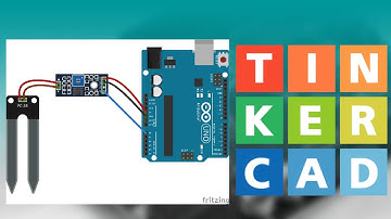 Mini sistema de riego, Sensor de Humedad y LCD, Arduino Simulador Online TinkerCAD