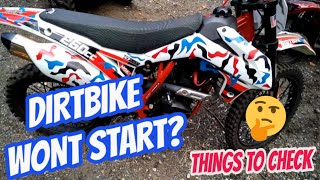 DIRTBIKE WONT START? SIMPLE Solution's TO START YOUR  |XMOTOS | 250cc DIRTBIKE | PLUS TRAIL RIDE!
