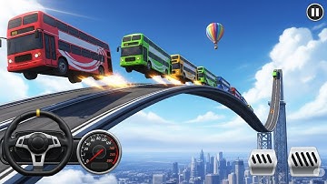 Impossible Bus Stunt 2025 🚍 | Insane Mega Ramp Driving Simulator (Android Gameplay)