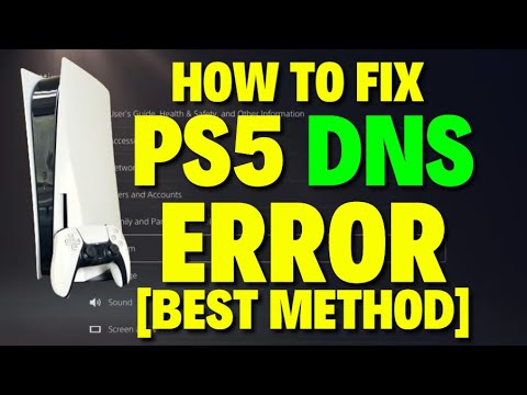 How to Fix PS5 DNS Error [ BEST METHOD ]