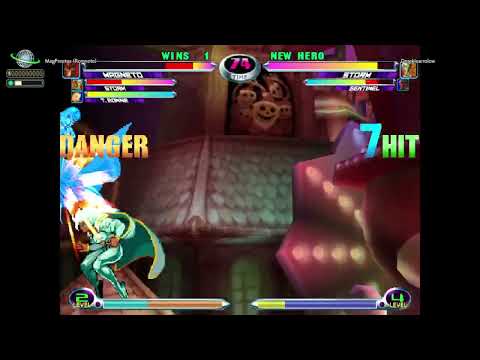 MvC2: Dereklearnslow - Storm Evades Tempest then Punish with LS DHC Plasma Storm .:3.25.25:.