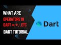 What are operators in Dart | Dart Fundamental Course | Dart for beginners| Flutter tutorial in Hindi
