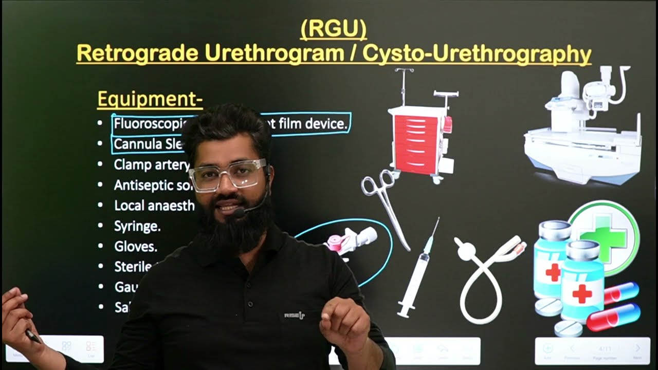 RGU Procedure || Urethral Procedure || Part-1 || In Hindi || Radiology Procedure ||