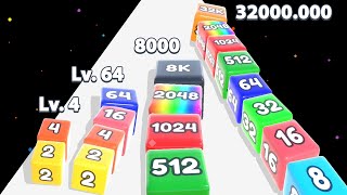 JELLY TUBE RUN 2048 - Level Up 'Jelly Run 2048' Game (New Update, All themes) 65K screenshot 5