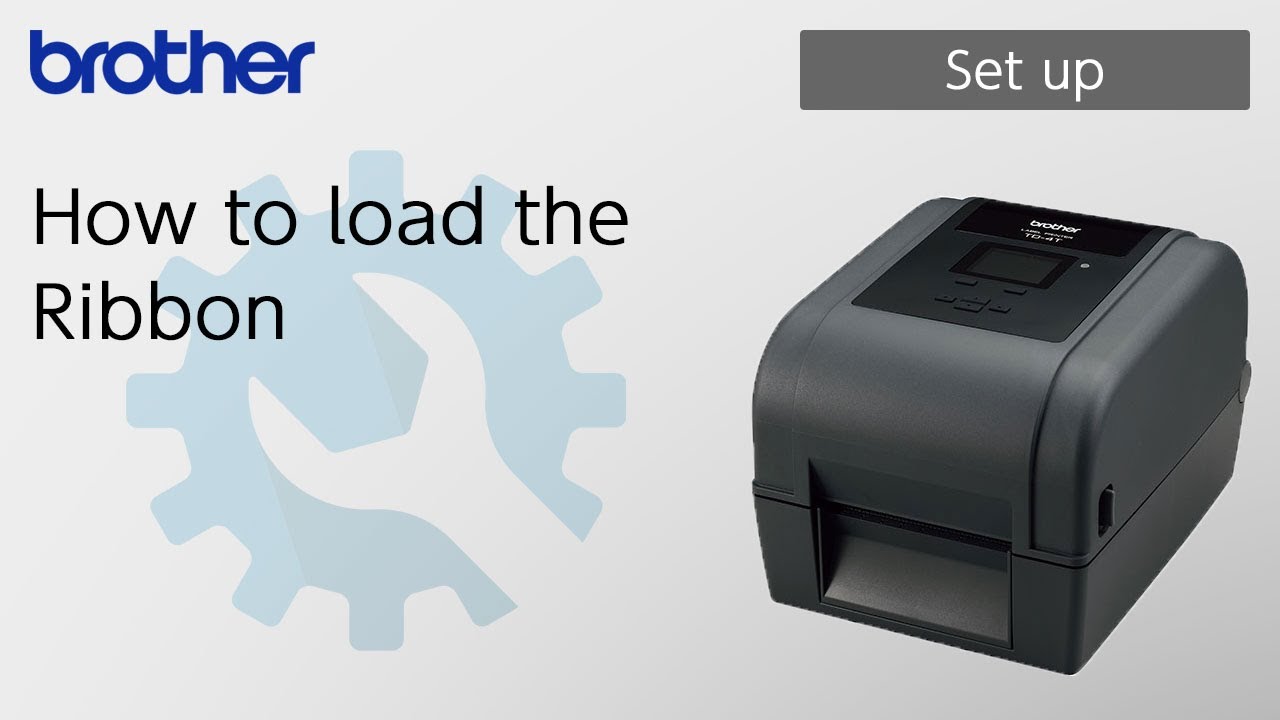 How to load the Ribbon [Brother Global Support] - YouTube