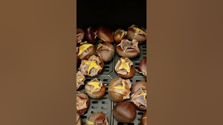 Castagne in friggitrice ad aria