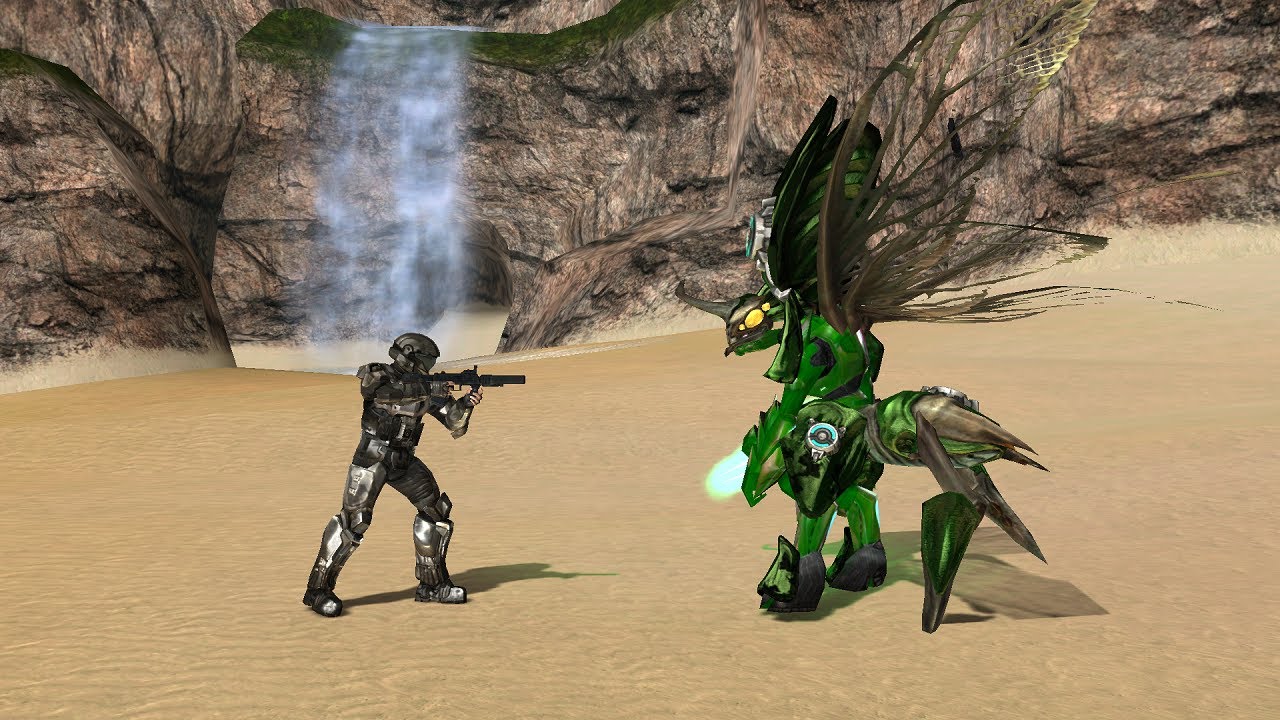 Halo 3 ODSTs VS. Elite Drone - YouTube