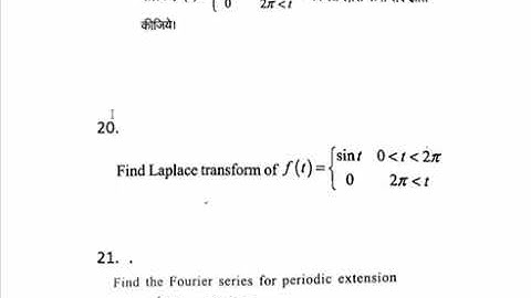 Engineering mathematics 3 important questions rgpv exam M-3 important questions