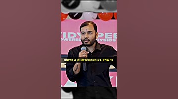 Units & Dimensions Ka power 🔥ft. Alakh pandey #motivation #pw #physicswallah #shortvideo #viral