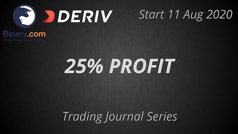 25% Profit | Trading Journal Series | Start 11 Aug 