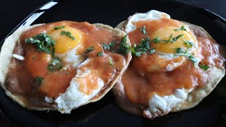Huevos Rancheros - Traditional Mexican breakfast