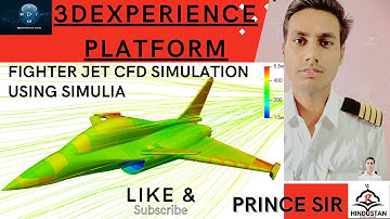 Fighter jet /Aircraft Aerodynamic Performance | SIMULIA CFD Simulation Software