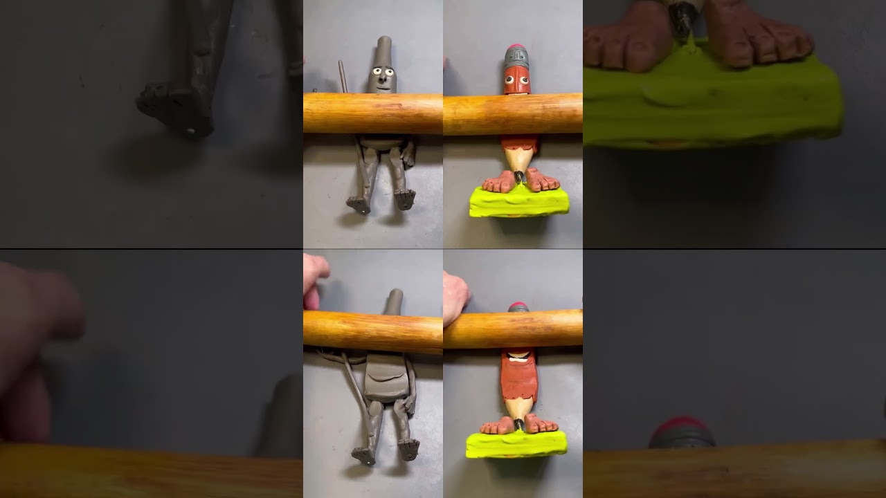 Brainrot meme Clay Art 