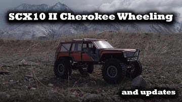 Axial SCX10 ii Custom Exo Cage Jeep Cherokee Drive // Updates