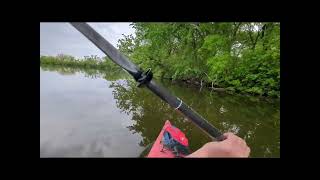 Kayaking uncut footage on small lake ￼vido 1