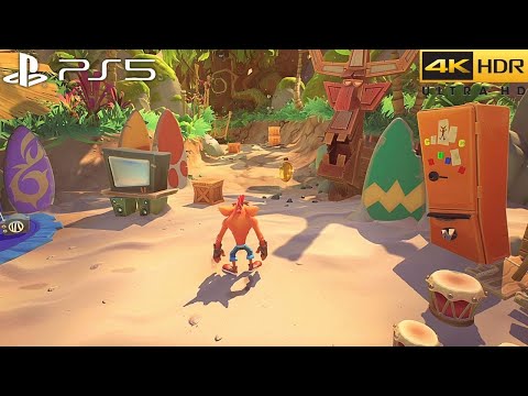 Crash Bandicoot 4: It's About Time (PS5) 4K 60FPS HDR Gameplay - (PS5 Version)