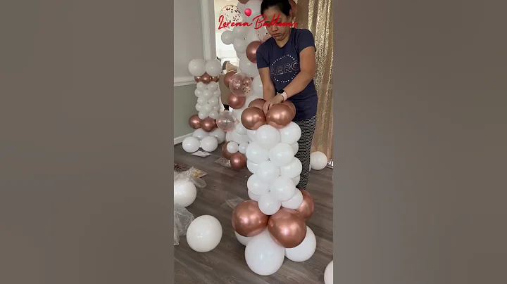 VERY EASY TOWER BALLOON WITHOUT STAND #short #shorts #ytshorts #balloonarrangement #balloon #howto