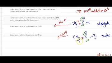 Statement-I: Ketones are less reactive than aldehydes.   Because   Statement-II: