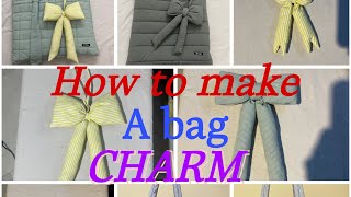 DIY bag charm tutorial ✨Easy, cute, and aesthetic accessory you can make at home.