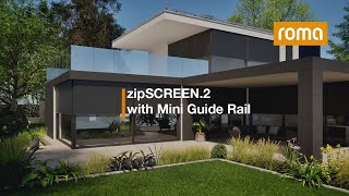 zipSCREEN.2 with Mini Guide Rail