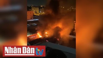 Hỏa hoạn thiêu rụi một xưởng gỗ ở Vũng Tàu