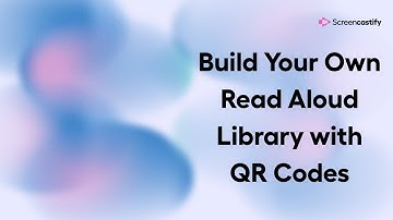 Build Your Own Read Aloud library with QR Codes