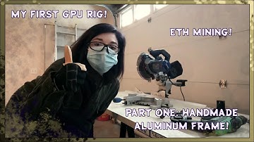 BUILDING MY FIRST GPU MINING RIG! PART 1: Making a handmade frame for my ETH mining rig!