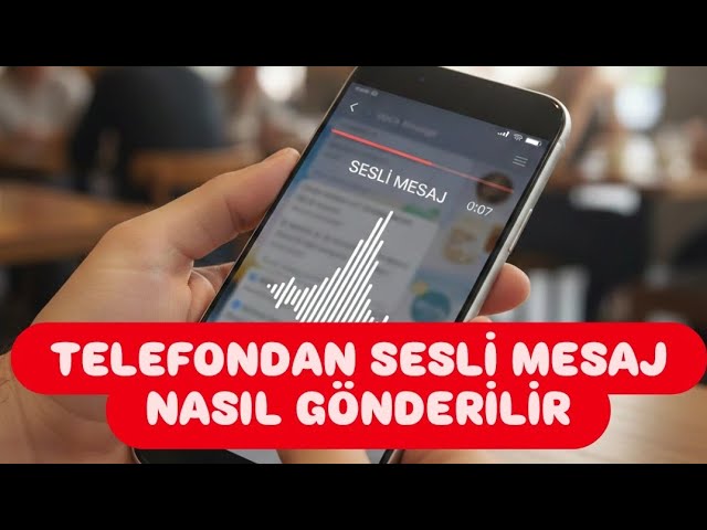 Telefonda Sesli Mesaj Gönderme - Sesli Mesaj Nasıl Atılır