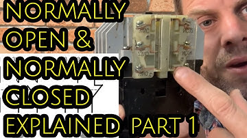 NO & NC CONTACTS EXPLAINED part 1