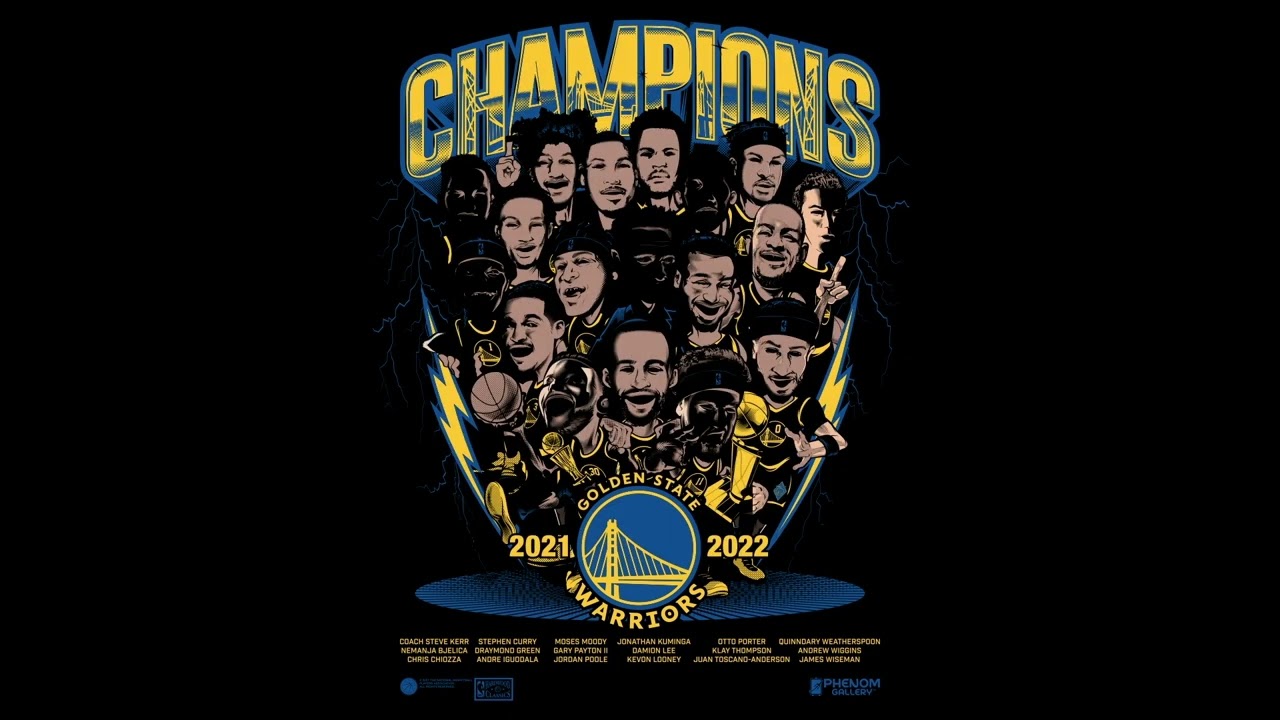 Golden State Warriors - 2022 NBA Champions, 8x10 Color Team
