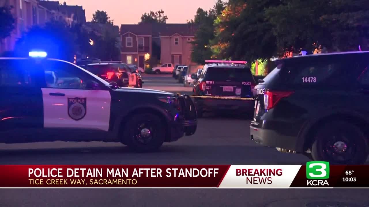 Armed man at Sacramento home detained after hours-long standoff - YouTube