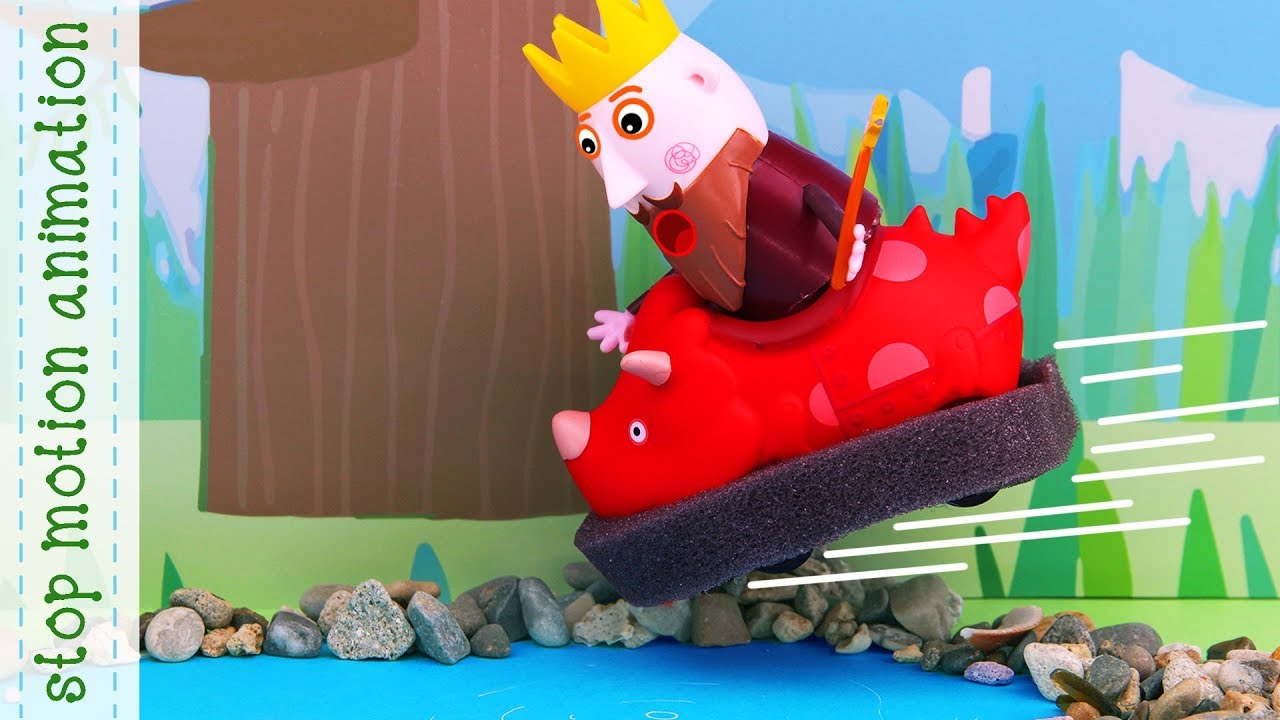 theme park Ben and holly's little kingdom stop motion animation - YouTube