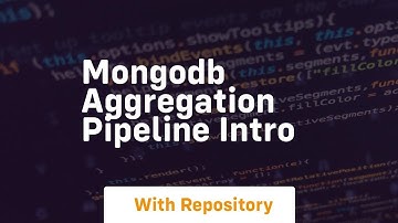 Mongodb aggregation pipeline intro