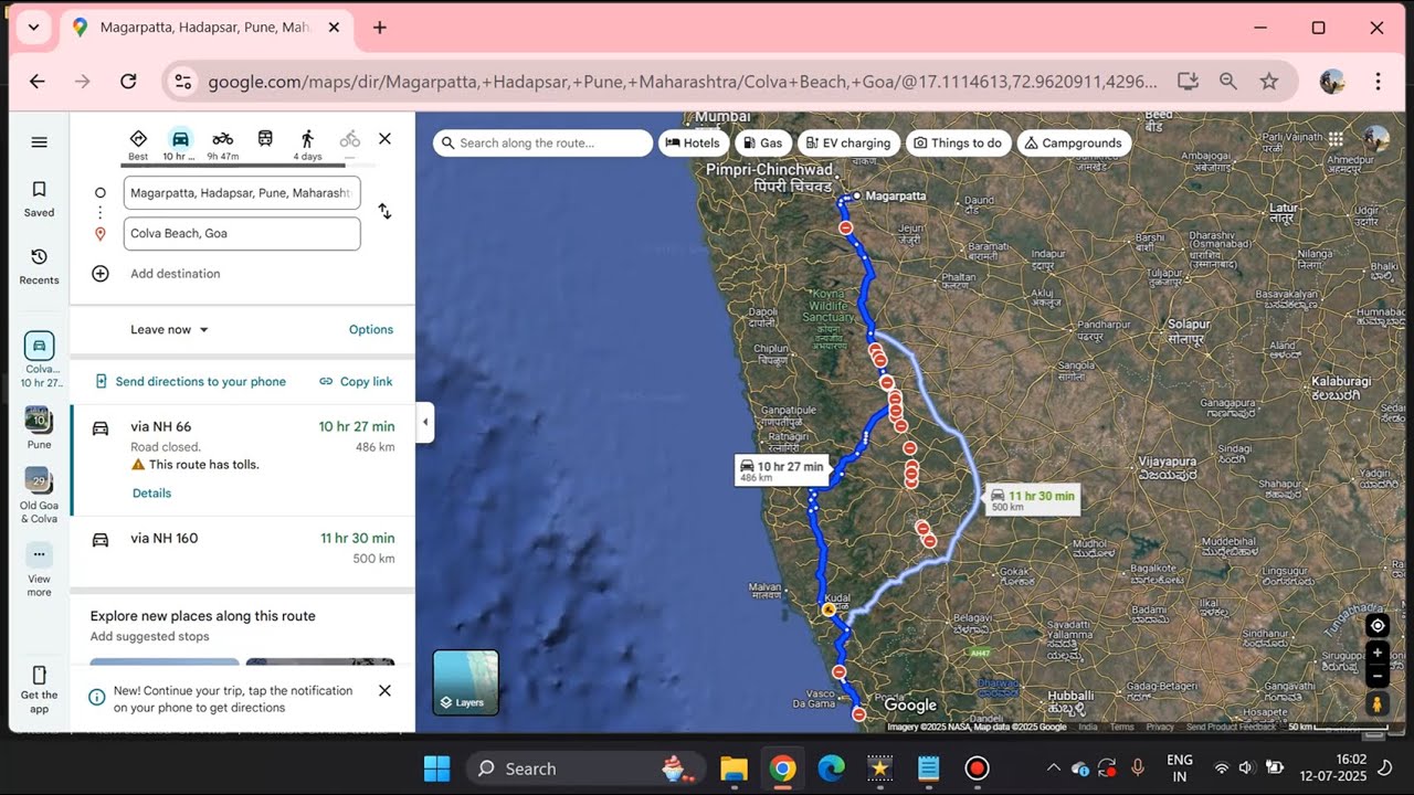 Best Route to Goa from Pune by Car ! Family Trip ! Pune to Goa Road Trip, Road condition
