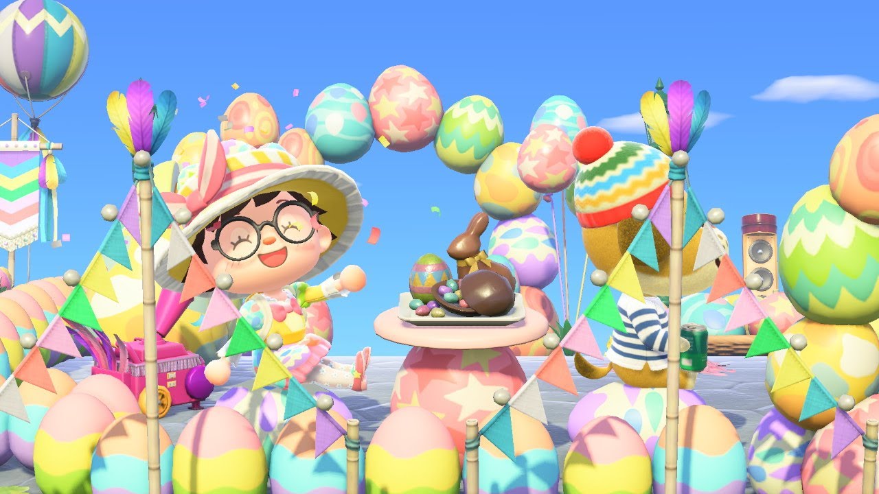 Animal Crossing Bunny Day Party! [Egg Hunt] YouTube