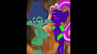 FOUCUS!!🤨 |Branch X Synth💜💙| ||Trollstopia|| #shorts #trolls #fyp #trend #animation